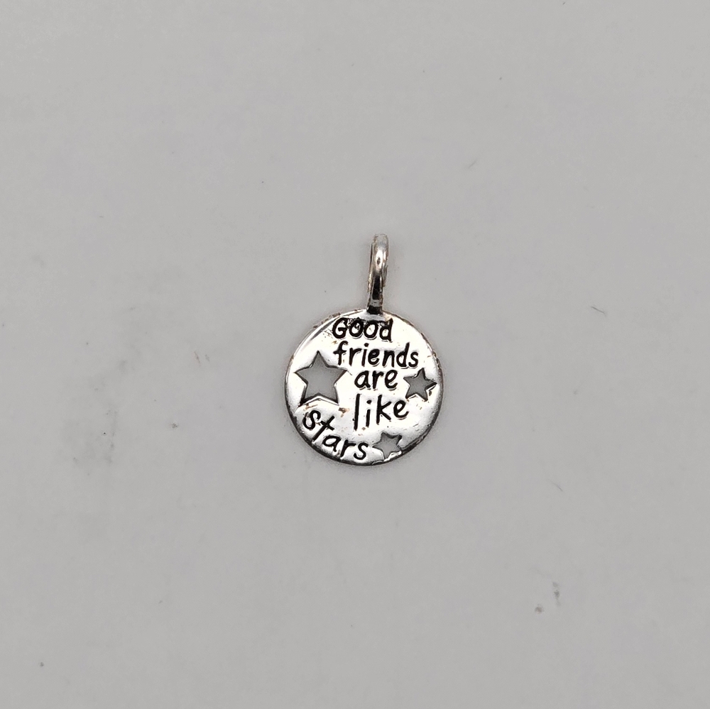 Sterling Silver Best Friend Charm